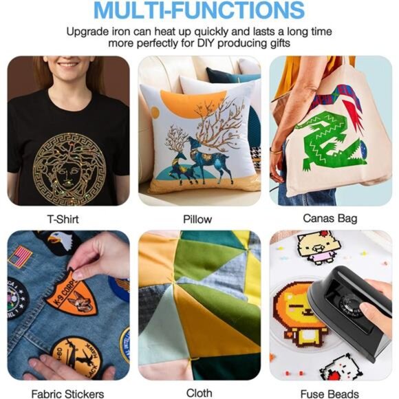 Mini Crafts Iron Handy Heat Press Machine Kit Portable - Picture 6 of 8